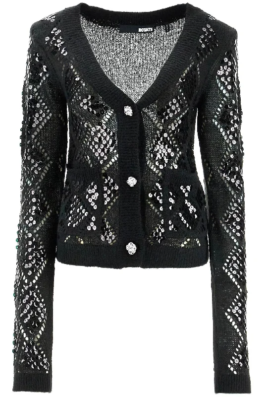 Perforated Cardigan With Stylish Fashionable Trendy