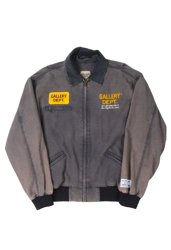 Mechanic Bomber Jacket Snapped Jacket Toggled Jacket Drawstring Jacket