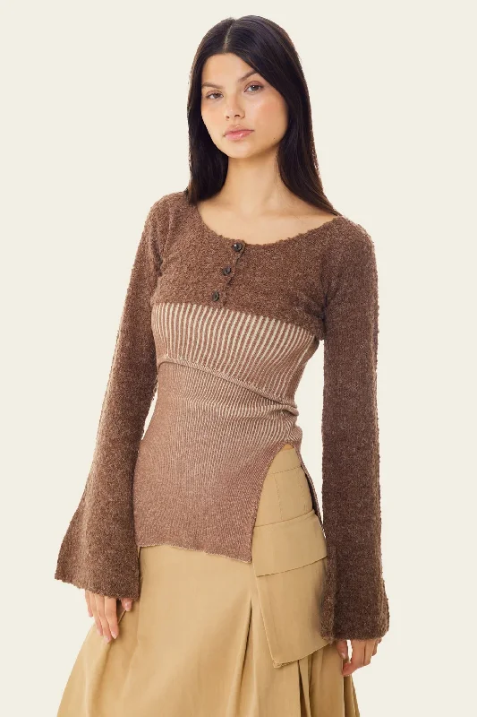 Rushmore Knit Bolero Cardigan Modern Contemporary chic