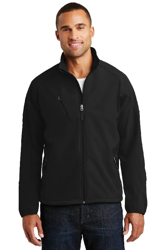 Port Authority Textured Soft Shell Jacket. J705 Toggled Jacket Drawstring Jacket Belted Jacket