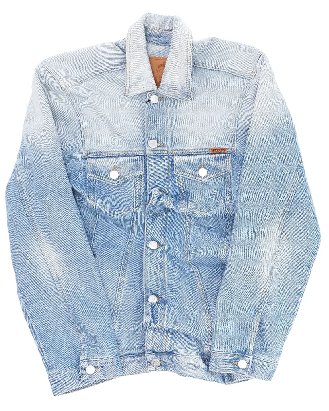 Contorted Denim Jacket Jacket Blazer Coat