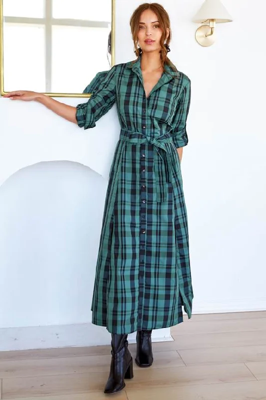 FINLEY LAINE PLAID DRESS