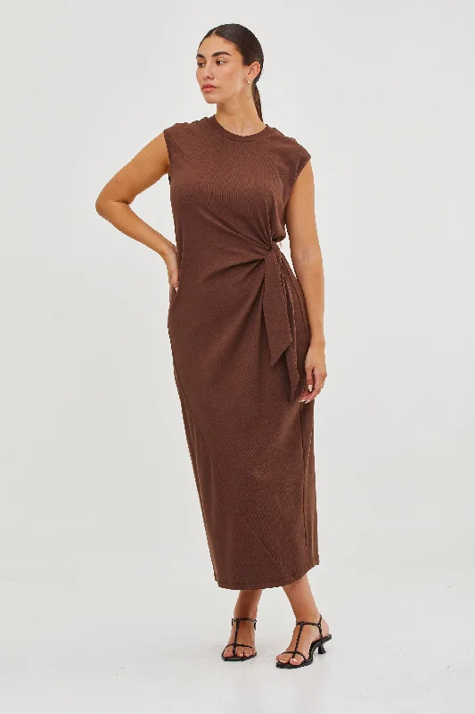 Sophie dress Brown