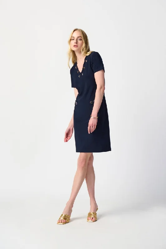 JOSEPH RIBKOFF DRESS W/RIVETS