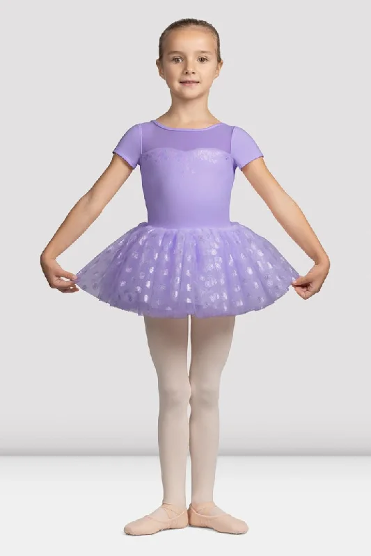 Glow Girl Cap Sleeve Tutu Dress