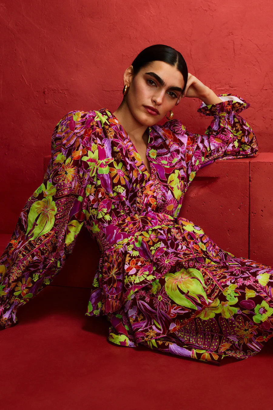 Marie Oliver Umbra Floral Dress