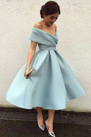 Elegant Knee Length Prom Dresses,Vintage Short Homecoming Dresses DM750