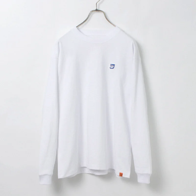 UNIVERSAL OVERALL（ユニバーサルオーバーオール） ポストマン ロゴ ロングスリーブ TEE Embroidered Appliqued Beaded