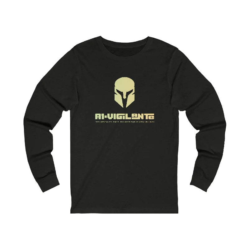 A1 Who Dares Wins  Unisex Jersey Long Sleeve Tee Hooded Caped Shawl Collar