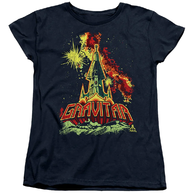 Atari Blast Off - Women's T-Shirt Solid Print Embellished