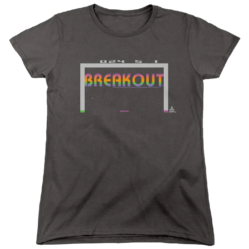 Atari Breakout 2600 - Women's T-Shirt Polka Dot Checkered Tartan