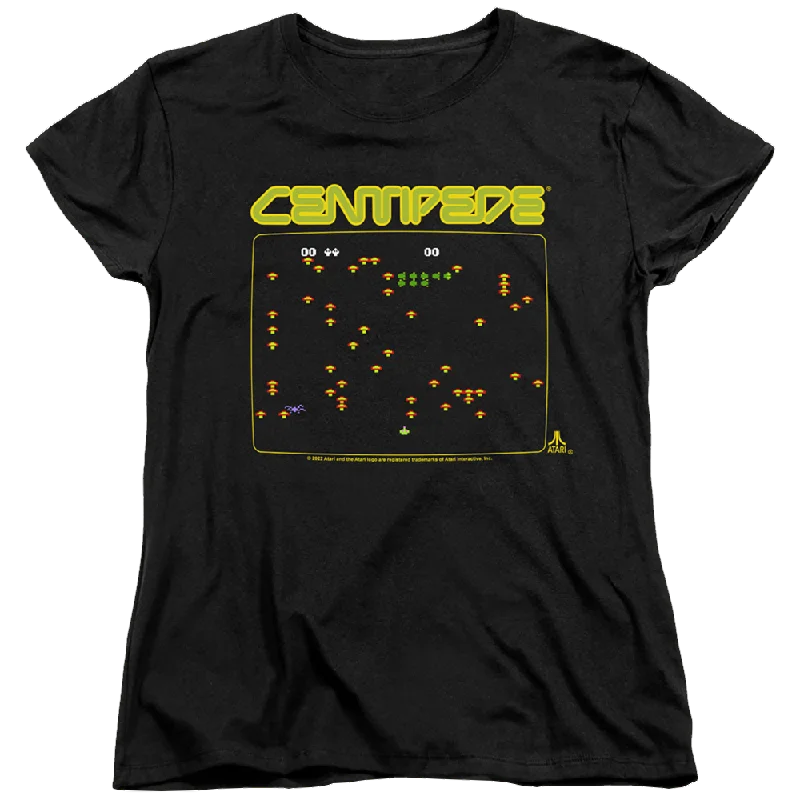 Atari Centipede Screen - Women's T-Shirt Elasticated Padded Insulated