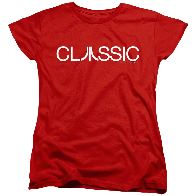 Atari Classic - Women's T-Shirt Embroidered Appliqued Beaded