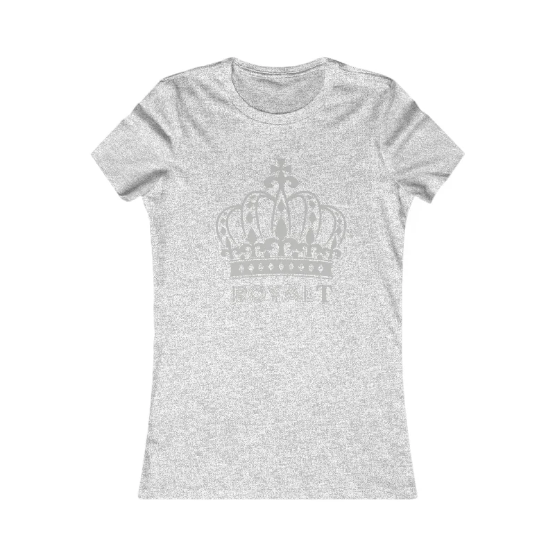 Athletic Heather Grey - Women's Favorite T Shirt - Grey Royal T Seamless Knitted Crochet
