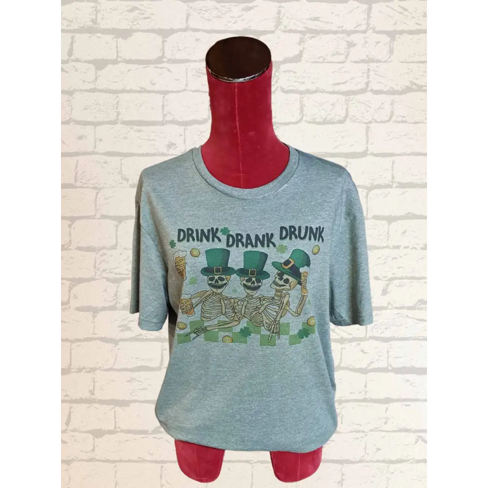Drink Drank Drunk Unisex Shirt Satin Blend Silk Blend Wool Blend