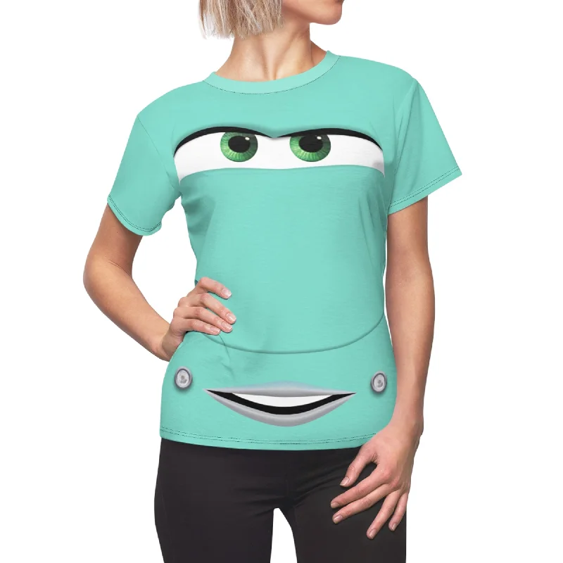 Flo Women's Shirt, Pixar Cars Costume Casual Formal Business