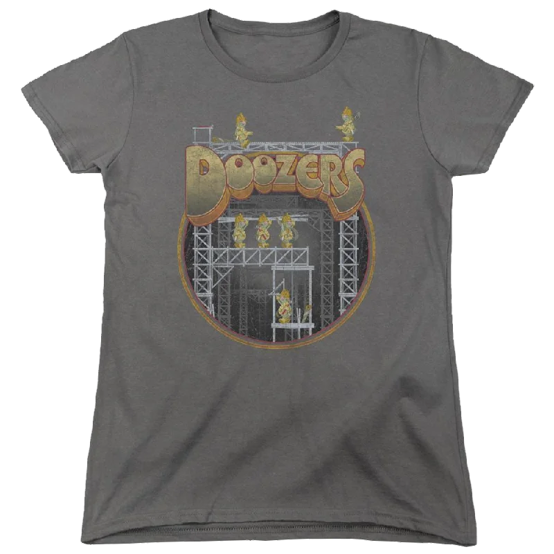 Fraggle Rock Doozers Construction - Women's T-Shirt Lace Blend Ribbed Blend Corduroy Blend