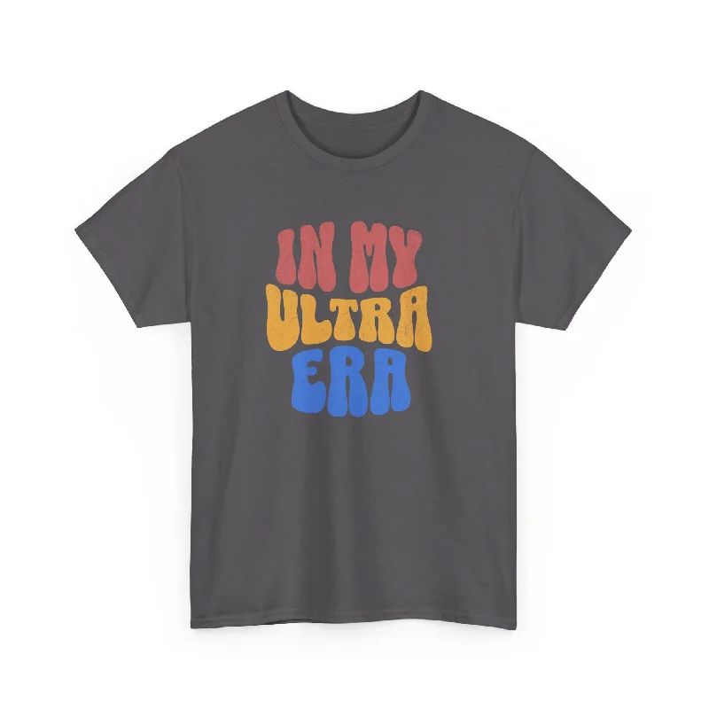 In My Ultra Running Era - Unisex Heavy Cotton Tee Sequined Glittery Shiny