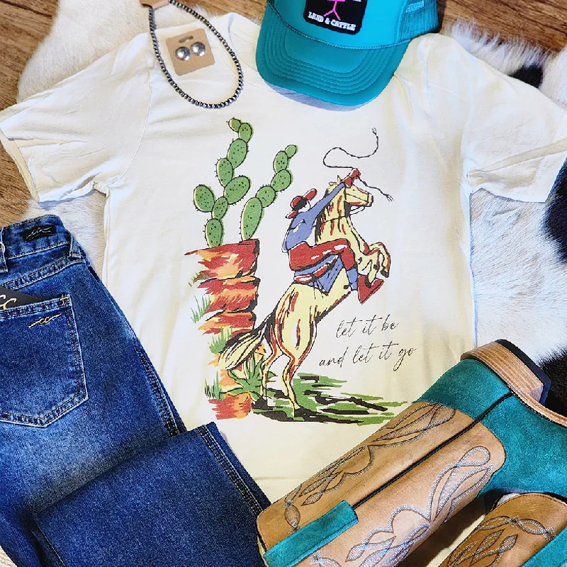Let it Be Tee Beaded Sequined Faux Fur