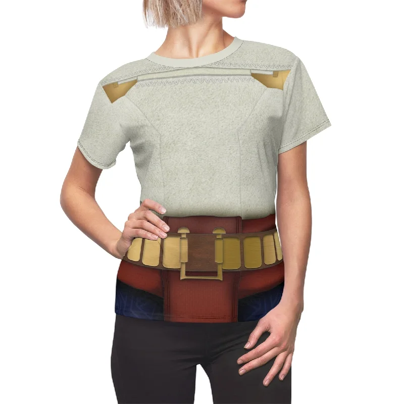 Namaari Women Shirt, Raya and The Last Dragon Costume Wool Fabric Cashmere Fabric Tweed Fabric