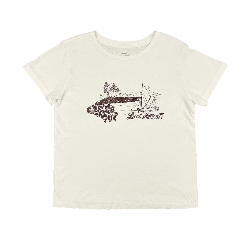 OUT FISHING TEE Cotton Fabric Linen Fabric Terry Fabric
