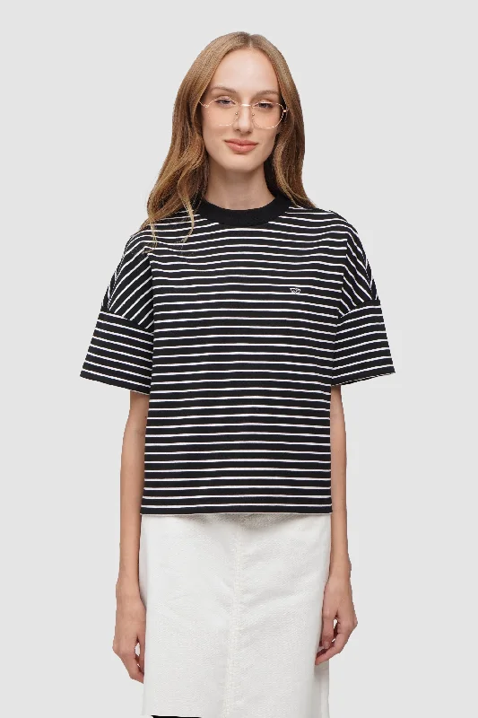 Stripe T-Shirt Nylon Fabric Polyester Fabric Spandex Fabric