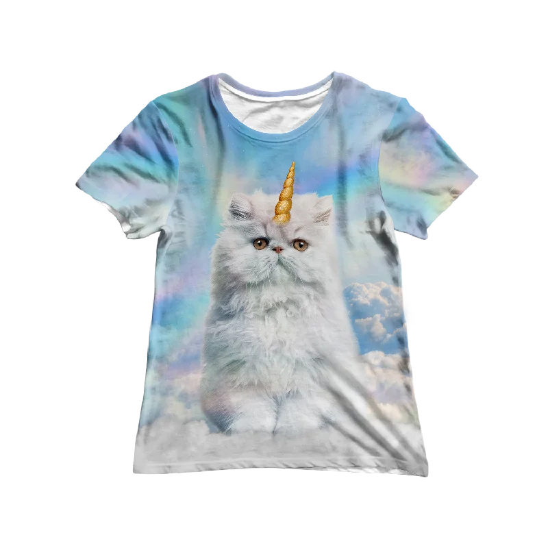 Unicat Women's Tee Mesh Fabric Canvas Fabric Denim Fabric