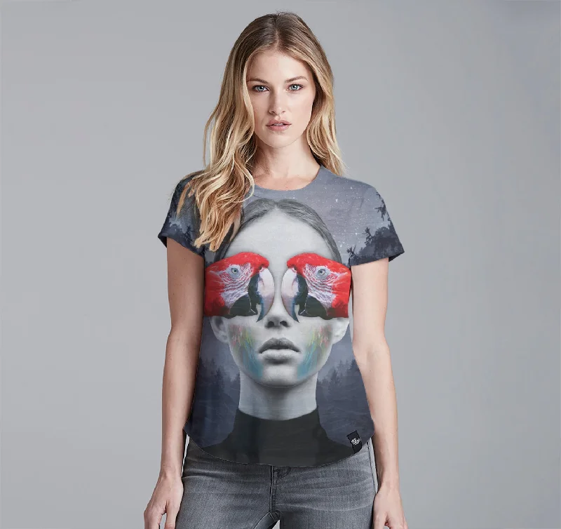 Womens Crew Tee, Love Fairy Casual Formal Business