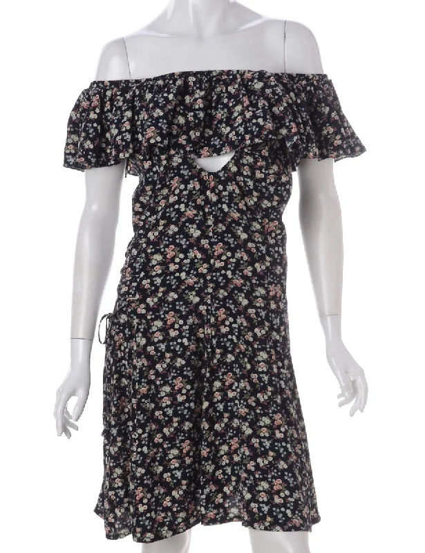 Label Imogen Frill Top Dress Tunics Print Colorful