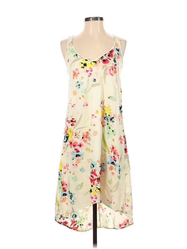 Casual Dress Square Neckline Feminine