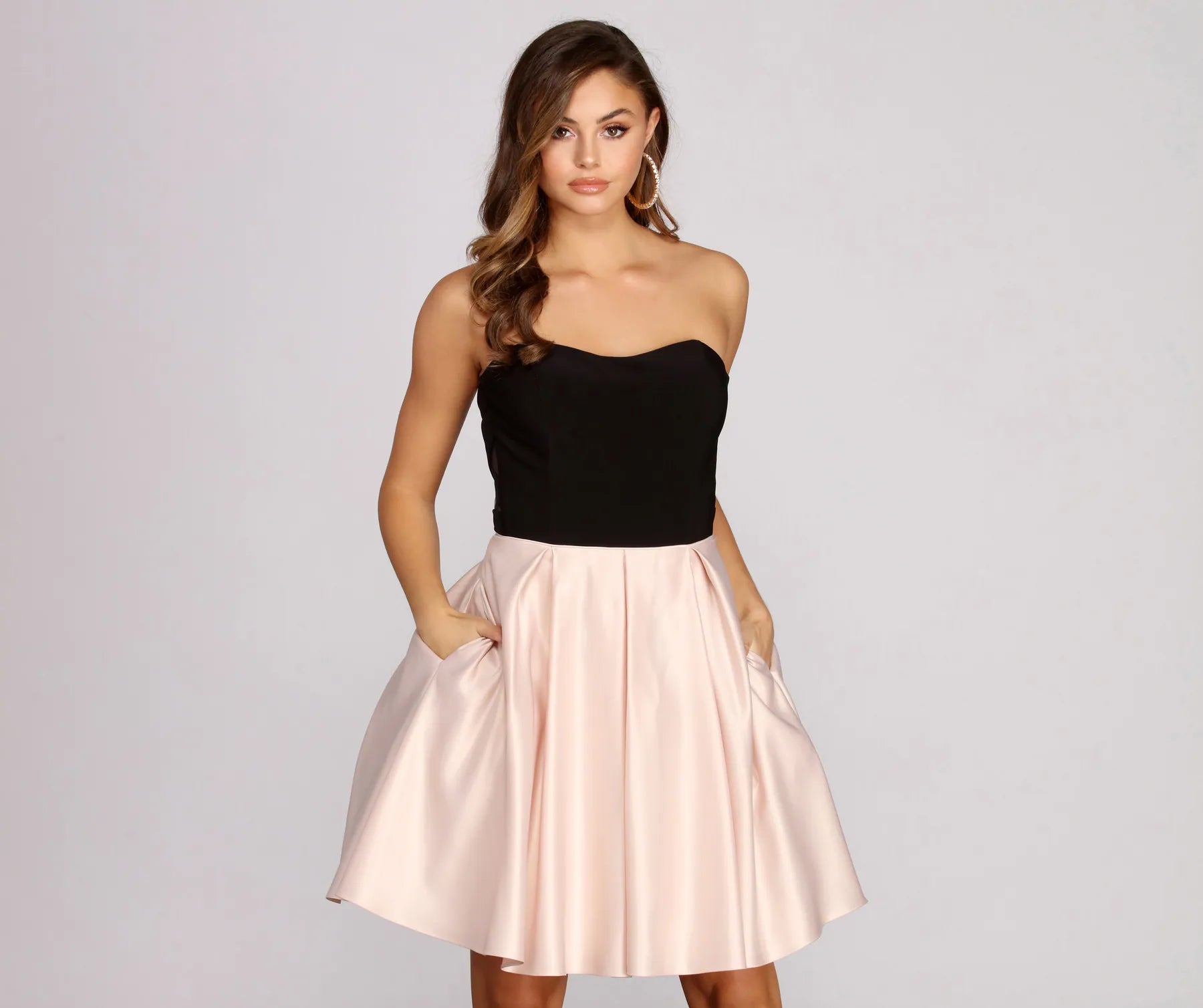 Sherry Strapless Formal Dress Tunics Stylish elegant