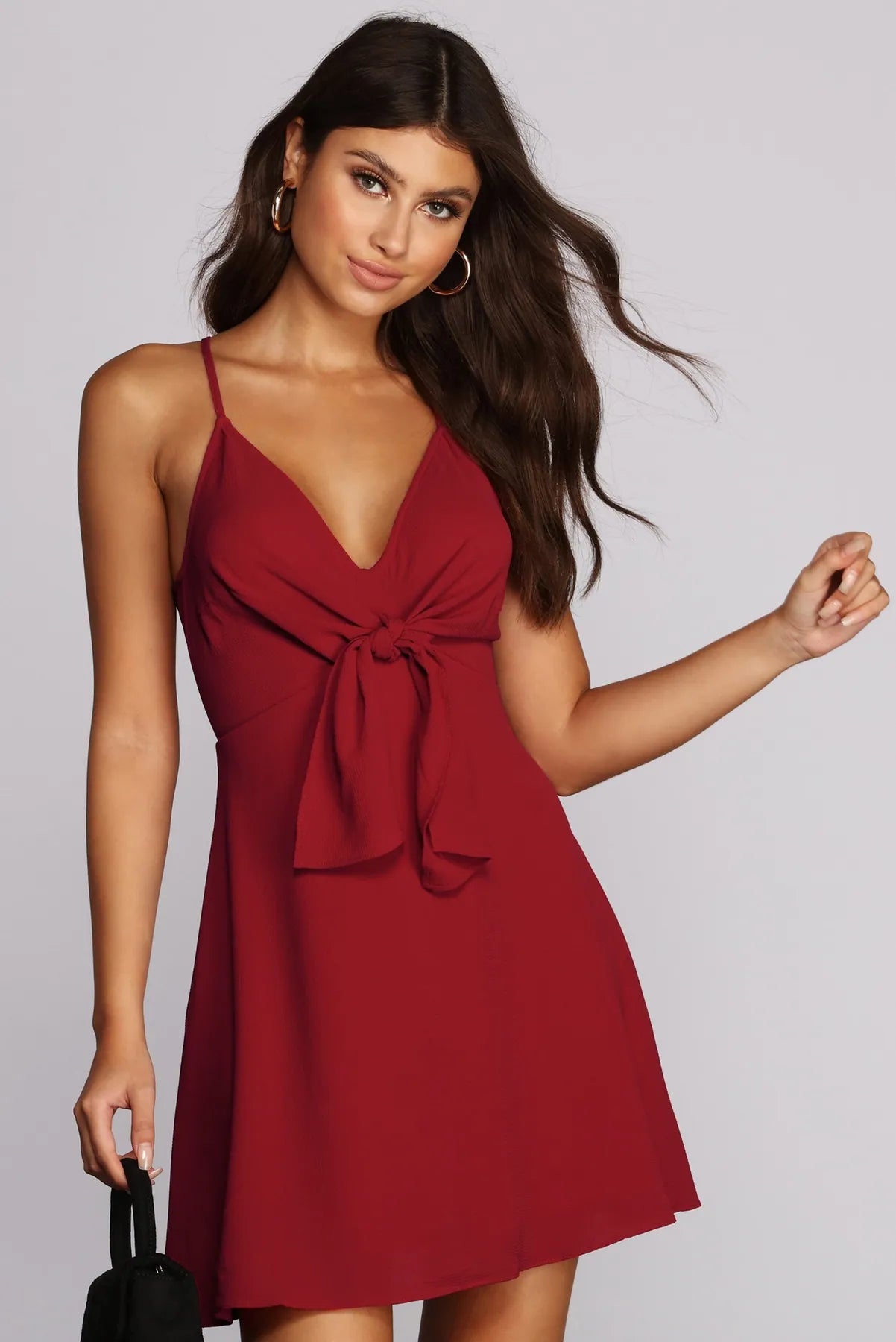 Sweetly Tied Skater Dress Tunics Modern contemporary