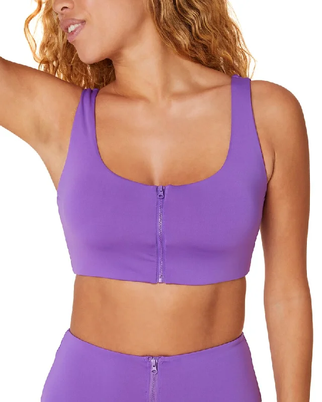 Andie The Venice Crop Top Spandex Blend Rayon Blend Denim Blend
